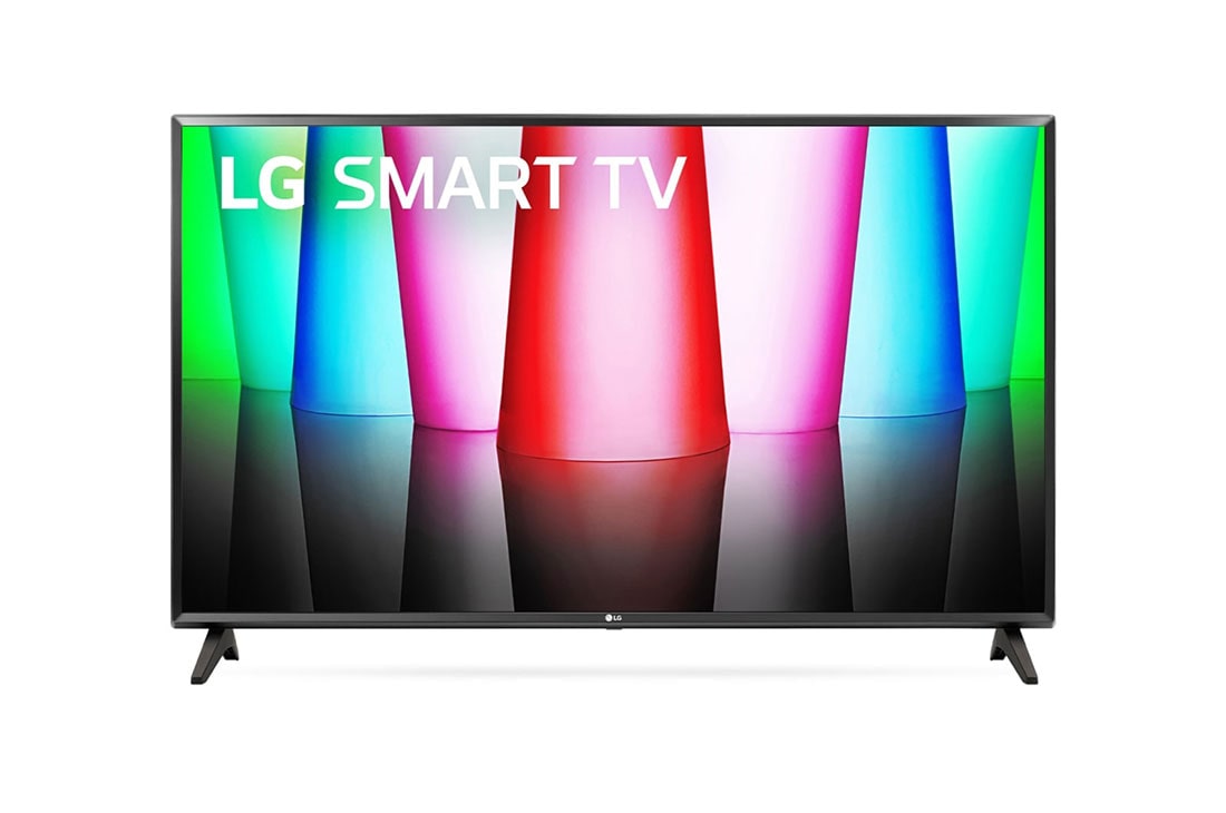 LG 32'' HD televizors ar α5 5gen AI procesoru                , Skats no priekšpuses ar aizpildošo attēlu, 32LQ570B6LA