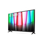 LG 32'' HD televizors ar α5 5gen AI procesoru                , Sānu skats 30 grādu leņķī ar aizpildošo attēlu, 32LQ570B6LA, thumbnail 2