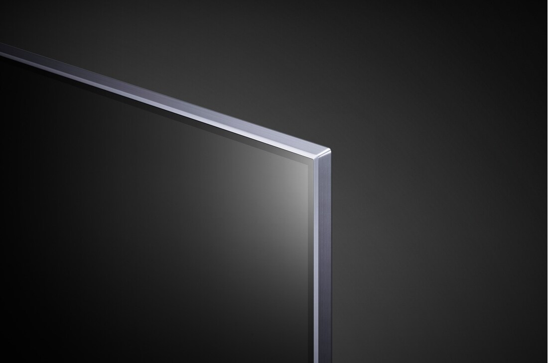 LG 75 collu QNED 4K televizors, Skats uz paneli tuvplānā, 75QNED823QB, thumbnail 6
