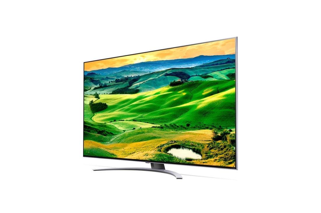 LG 50 collu QNED 4K televizors, Sānu skats 30&nbsp;grādu leņķī ar aizpildošo attēlu, 50QNED823QB, thumbnail 3