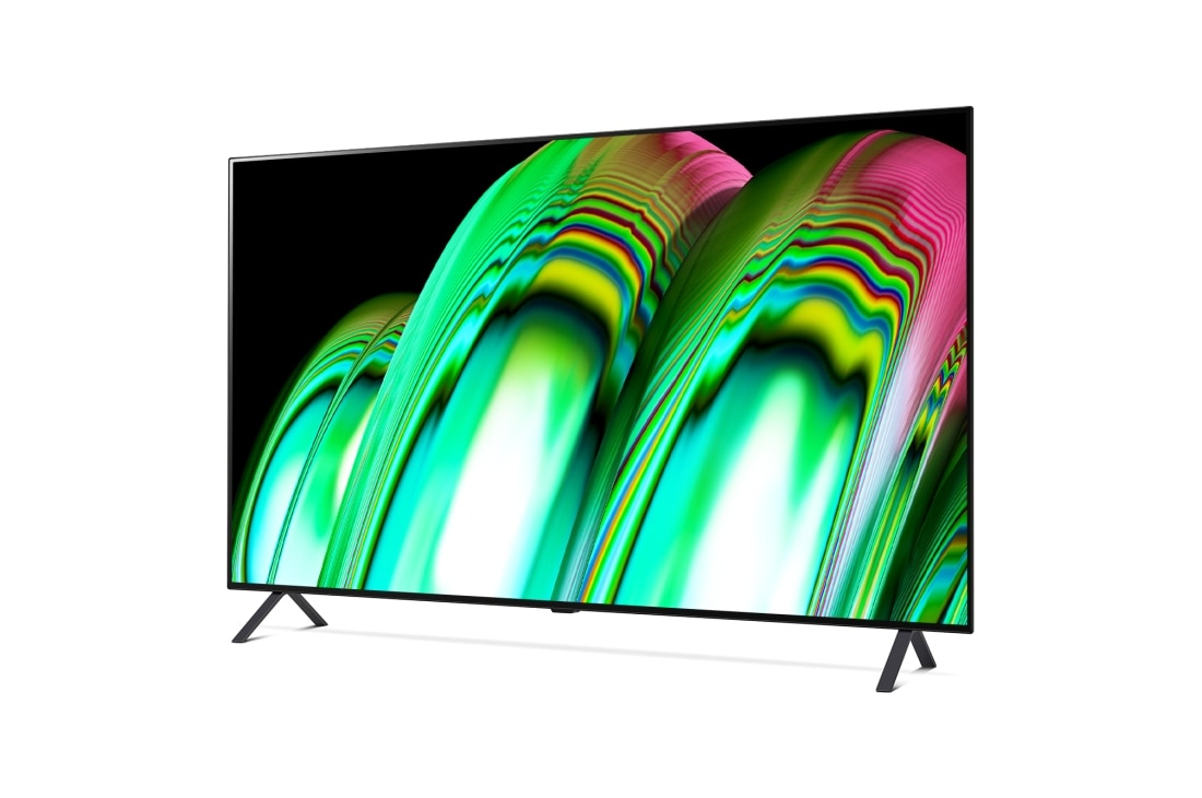 LG 48'' 4K OLED TV A2, Viegli ieslīps sānu skats , OLED48A23LA, thumbnail 2