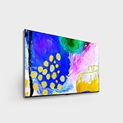 LG 65'' 4K OLED TV G2, sānu skats +30 grādu leņķī, OLED65G23LA, thumbnail 4