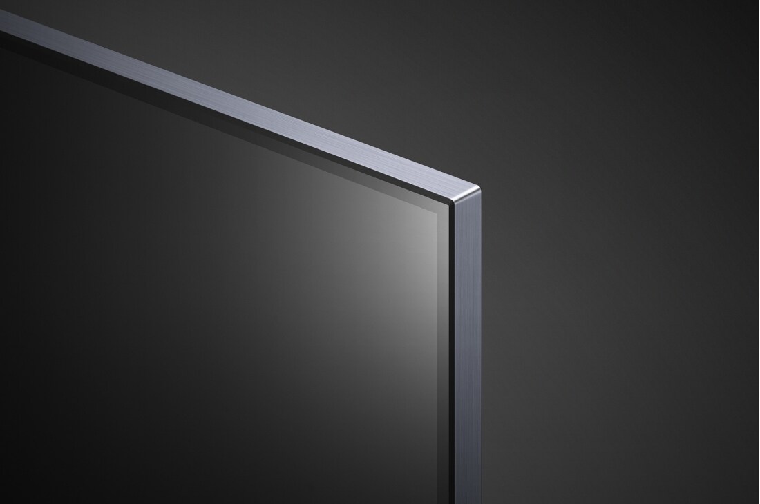 LG 75 collu QNED UHD televizors 75QNED87, Skats uz paneli tuvplānā, 75QNED873QB, thumbnail 6