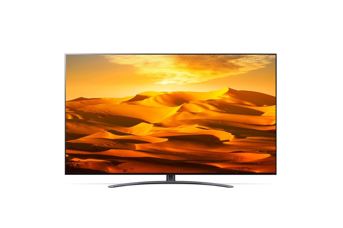 LG 86 collu QNED UHD televizors 86QNED91, Skats no priekšpuses ar aizpildošo attēlu, 86QNED913QA, thumbnail 2