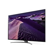 LG 55 collu QNED UHD televizors 55QNED86, Sānu skats 30 grādu leņķī ar aizpildošo attēlu, 55QNED863QA, thumbnail 3
