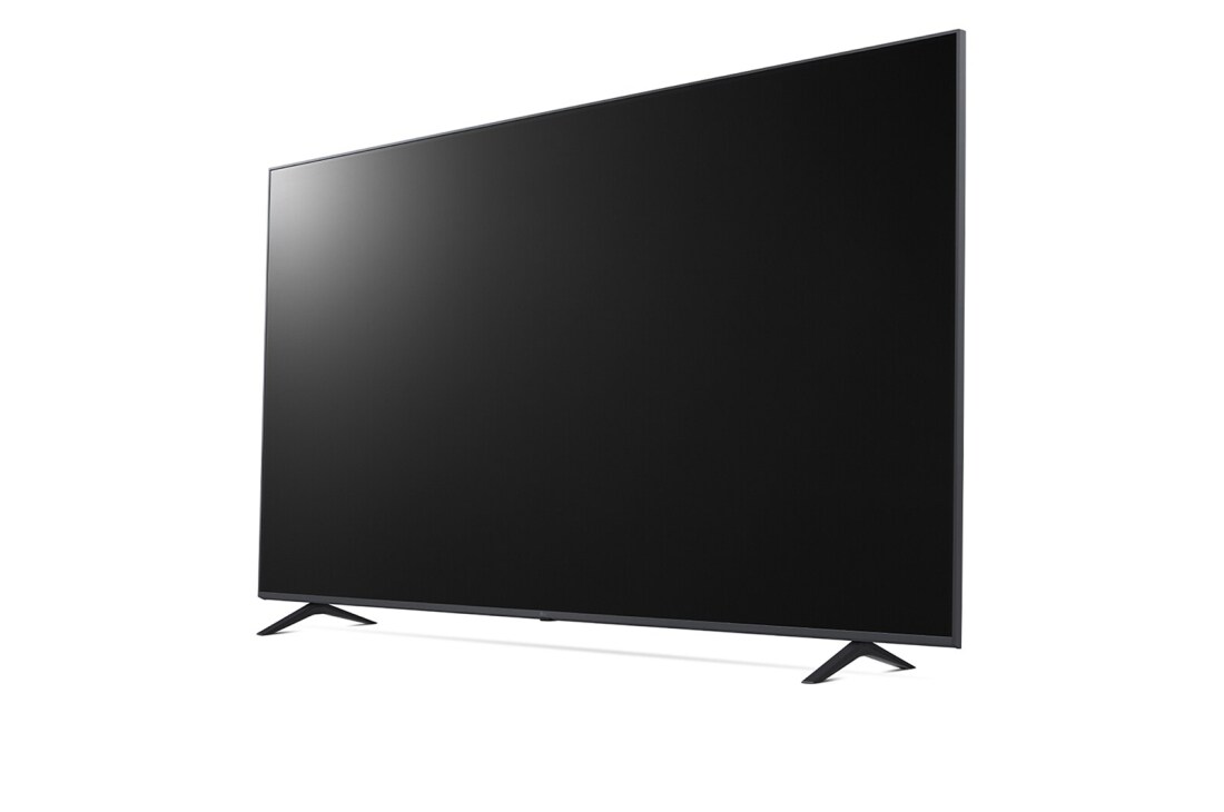 LG 75 collu UHD 4K televizors 75UQ8000, sānu skats 30 grādu leņķi, 75UQ80003LB, thumbnail 3