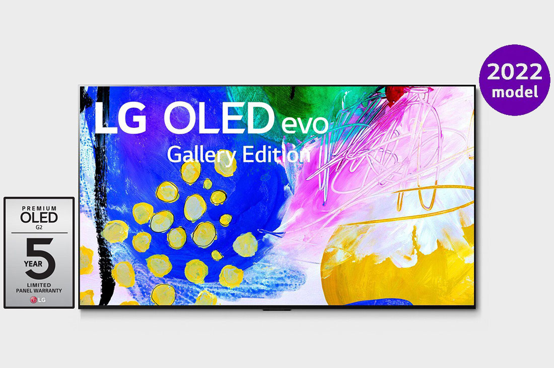 LG 97'' 4K OLED TV G2, Skats no priekšpuses, OLED97G29LA