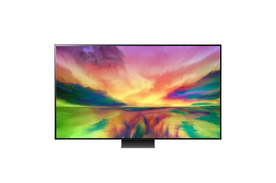 LG QNED 81 86 collu 4K Smart TV, 2023, Skats no priekšpuses ar aizpildošo attēlu, 86QNED813RE, thumbnail 2