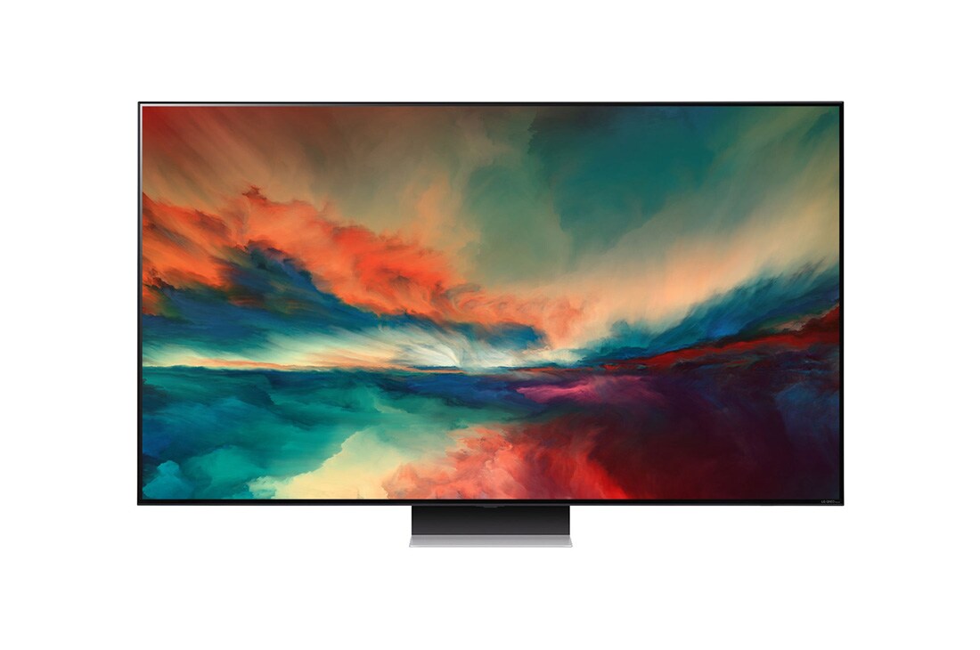 LG QNED Mini LED 86 75 collu 4K Smart TV, 2023, Skats no priekšpuses ar aizpildošo attēlu, 75QNED863RE, thumbnail 2