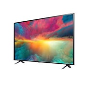 LG 65 collu LG QNED QNED75 4K Smart TV 65QNED75, sānu skats 30 grādu leņķī ar aizpildošo attēlu, 65QNED753RA, thumbnail 3