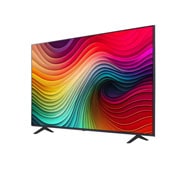 LG 50 collu LG NanoCell AI 4K viedtelevizors NANO81 WebOS24 2024, Uz kreiso pusi vērsts skats nelielā leņķī no sāna ar LG NanoCell TV, NANO81, 50NANO81T3A, thumbnail 3