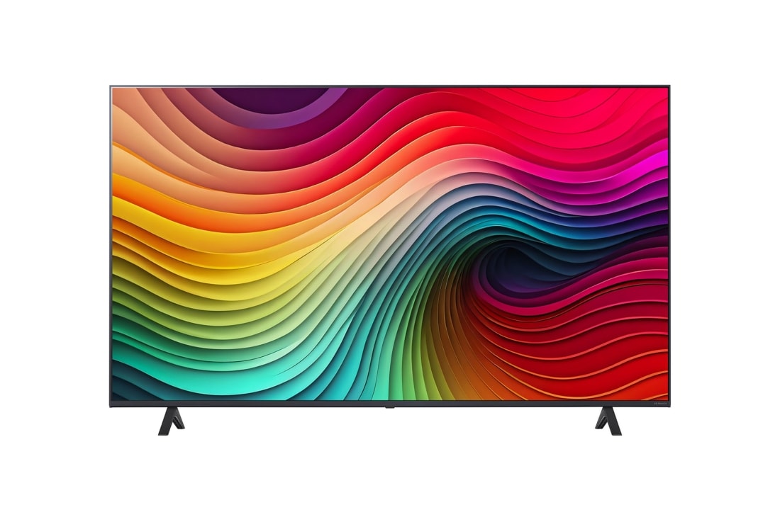LG 65 collu LG NanoCell AI 4K viedtelevizors NANO81 WebOS24 2024, LG NanoCell TV, NANO81 priekšējais skats, 65NANO81T3A, thumbnail 2