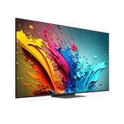LG 65 collu LG QNED AI 4K viedtelevizors QNED86 WebOS24 2024, Uz kreiso pusi vērsts skats nelielā leņķī no sāna ar LG QNED TV, QNED85, 65QNED86T3A, thumbnail 3