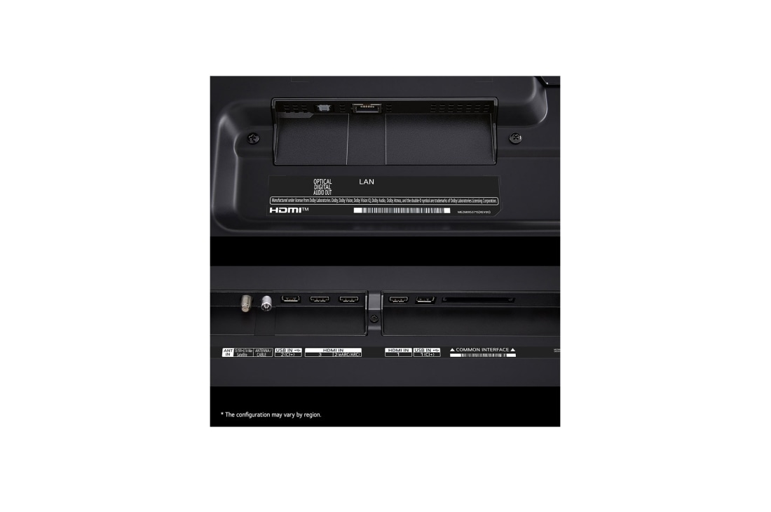 LG 55 collu LG UHD AI 4K viedtelevizors UT91 WebOS24 2024, port, 55UT91003LA, thumbnail 5