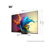 LG 86 collu LG QNED MiniLED AI 4K viedtelevizors QNED91 WebOS24 2024, 86QNED91T3A, 86QNED91T3A, thumbnail 2