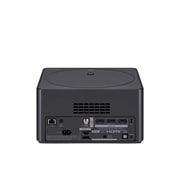 LG Pasaulē pirmais True Wireless TV 83 collu LG OLED evo AI M4 ar 4K 144Hz video un audio pārsūtīšanu , Skats no aizmugures uz Zero Connect Box, OLED83M49LA, thumbnail 9