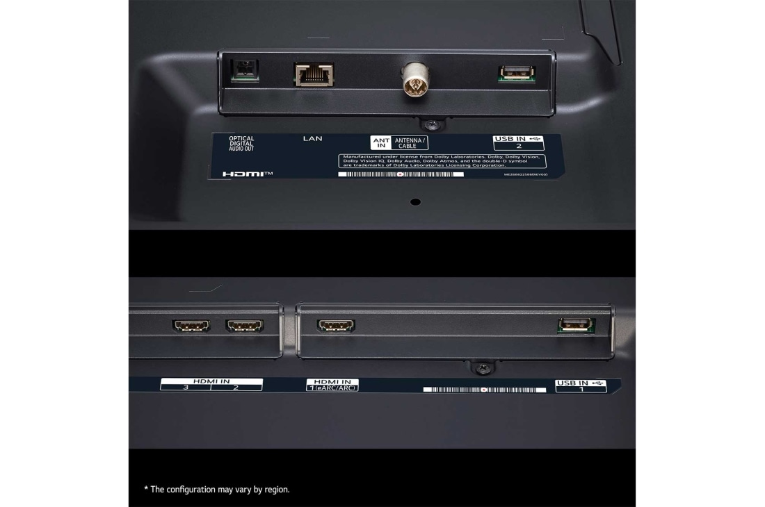 LG 86 collu LG UHD AI 4K viedtelevizors UT81 WebOS24 2024, LG UHD TV, UT80 aizmugurējais skats, 86UT81003LA, thumbnail 5