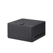 LG Pasaulē pirmais True Wireless TV 77&nbsp;collu LG OLED evo AI M4 ar 4K 144Hz video un audio pārsūtīšanu , Skats no kreisās puses uz Zero Connect Box, OLED77M49LA, thumbnail 8