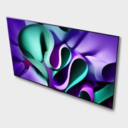 LG Pasaulē pirmais True Wireless TV 65 collu LG OLED evo AI M4 ar 4K 144Hz video un audio pārsūtīšanu , Skats leņķī ar  LG OLED evo TV, OLED M4 no augšas, OLED65M49LA, thumbnail 4