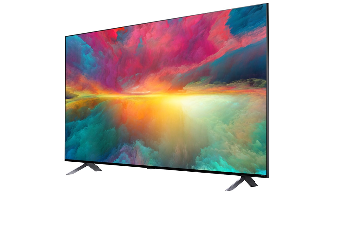 LG 50 collu LG QNED AI 4K viedtelevizors QNED77 WebOS24 2024, LG 50 collu LG QNED75 4K Smart TV 50QNED75, sānu skats 30 grādu leņķī ar aizpildošo attēlu, 50QNED753RA, 50QNED773RB, thumbnail 3