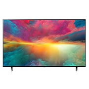 LG 65 collu LG QNED AI 4K viedtelevizors QNED77 WebOS24 2024, LG 65 collu LG QNED QNED75 4K Smart TV 65QNED75, Skats no priekšpuses ar aizpildošo attēlu, 65QNED753RA, 65QNED773RB, thumbnail 2