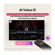 LG 86 collu LG NanoCell AI 4K viedtelevizors NANO81 2025, Zinātniskās fantastikas saturs tiek atskaņots LG TV ekrānā. Ekrānā redzama AI Chatbot saskarne. Lietotājs nosūtīja ziņu tērzēšanas robotam, sakot, ka ekrāns ir pārāk tumšs. Tērzēšanas robots piedāvāja, 86NANO81A3A, thumbnail 12