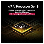 LG 75 collu LG QNED AI 4K viedtelevizors QNED84 2025 , Krāsas šļakatas izplūst no grīdas dažādās krāsās. Intertrek sertifikācija “100% Color Volume to DCI-P3”. Nosaukumā ir runāts par LG jauno un unikālo plašas krāsu gammas tehnoloģiju, kas ļauj ekrānā re, 75QNED84A3C, thumbnail 6