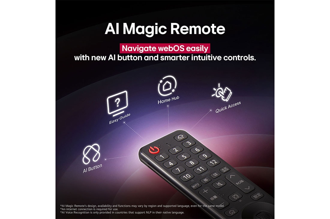 LG 65 collu LG OLED evo AI G5 4K viedtelevizors OLED65G5 2025, AI Magic Remote 3, OLED65G51LW, thumbnail 16