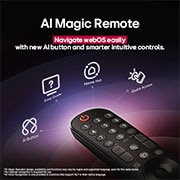LG 65 collu LG OLED evo AI G5 4K viedtelevizors OLED65G5 2025, AI Magic Remote 2, OLED65G51LW, thumbnail 15