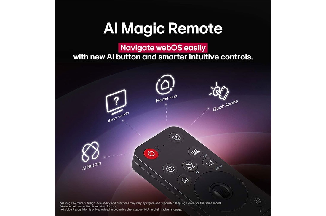 LG 77 collu LG OLED evo AI G5 4K viedtelevizors OLED77G5 2025, AI magic remote 1, OLED77G51LW, thumbnail 11