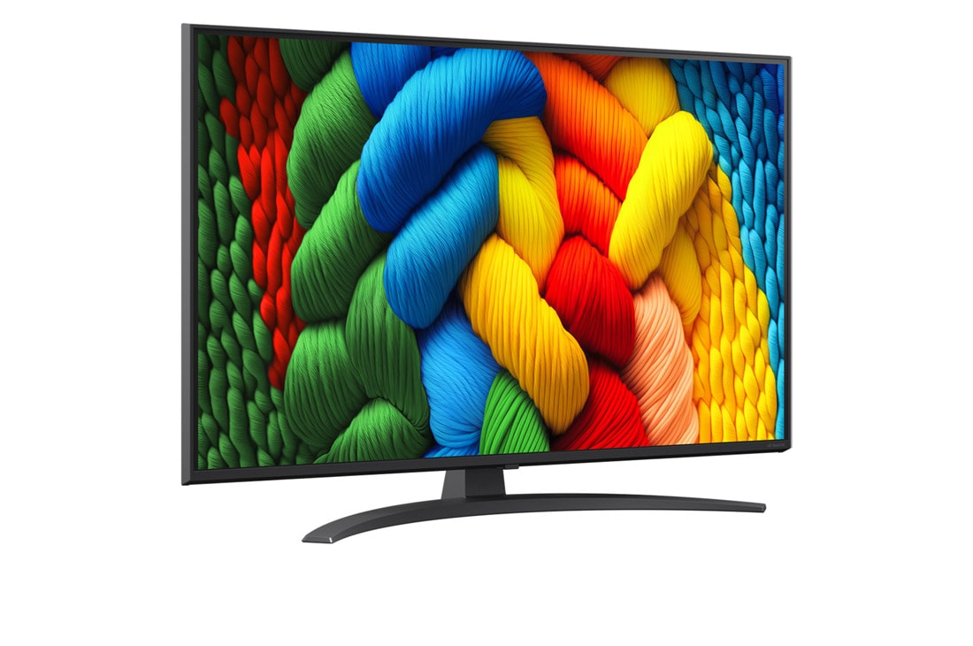 LG 43 collu LG NanoCell AI 4K viedtelevizors NANO81 2025, kreisā puse, 43NANO81A3A, thumbnail 2