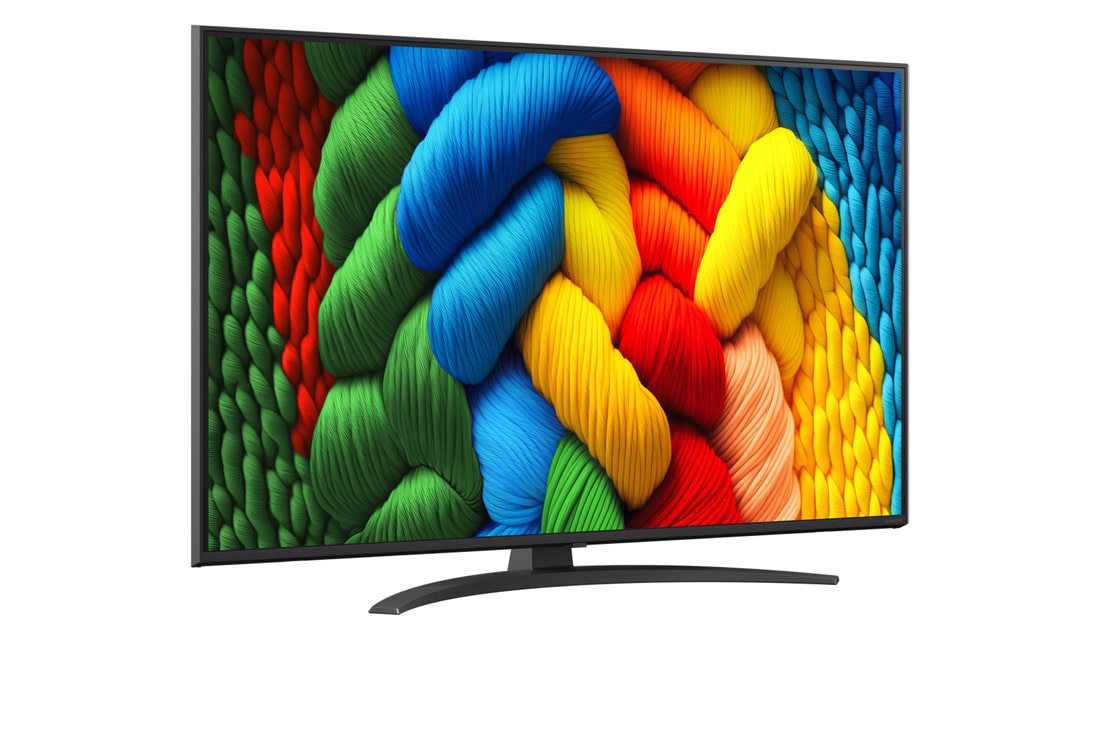 LG 50 collu LG NanoCell AI 4K viedtelevizors NANO81 2025, Skats no aizmugures ar LG NanoCell NANO80 TV., 50NANO81A3A, thumbnail 2