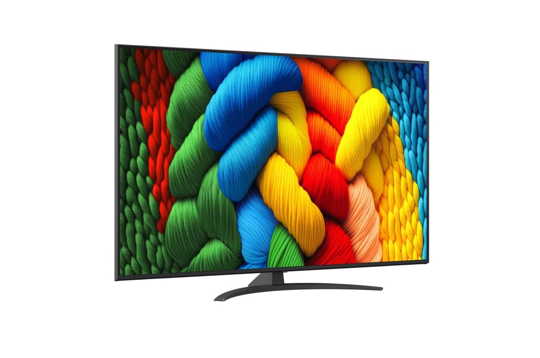 LG 65 collu LG NanoCell AI 4K viedtelevizors NANO81 2025, left side, 65NANO81A3A, thumbnail 2