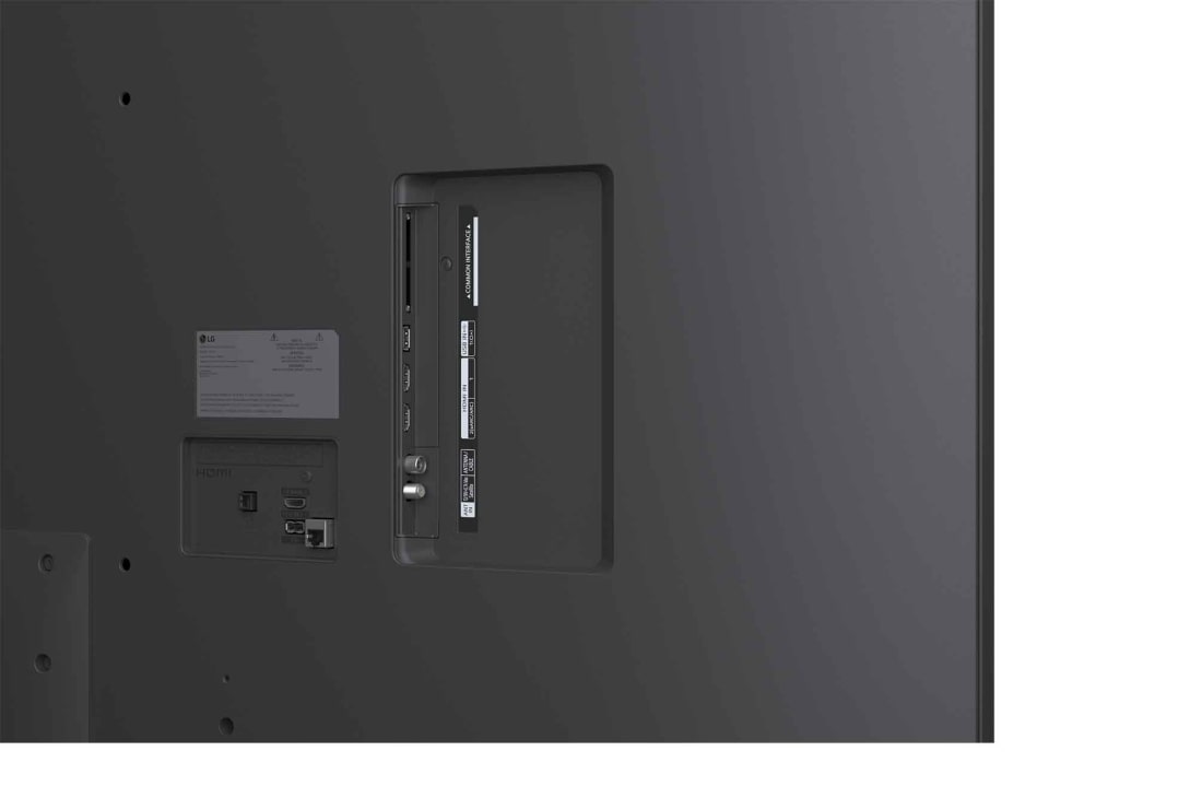 LG 65 collu LG NanoCell AI 4K viedtelevizors NANO81 2025, back view, 65NANO81A3A, thumbnail 6