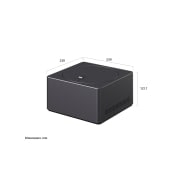 LG 65 collu LG OLED evo AI M5 4K viedtelevizors OLED65M5 ar 144 Hz bezvadu video un audio pārsūtīšanu, Zero Connect Box ar atbilstošā izmēra izmēriem milimetros. , OLED65M59LA, thumbnail 2