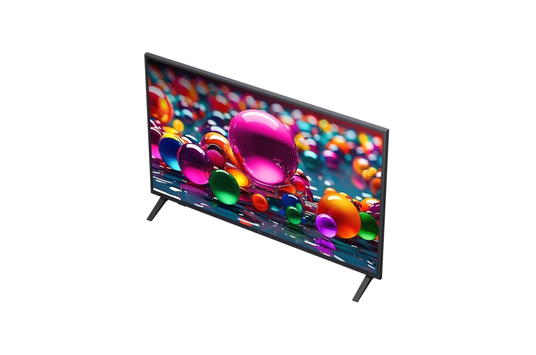 LG 43 collu LG UHD AI 4K viedtelevizors UA74 2025, top view, 43UA74003LB, thumbnail 6