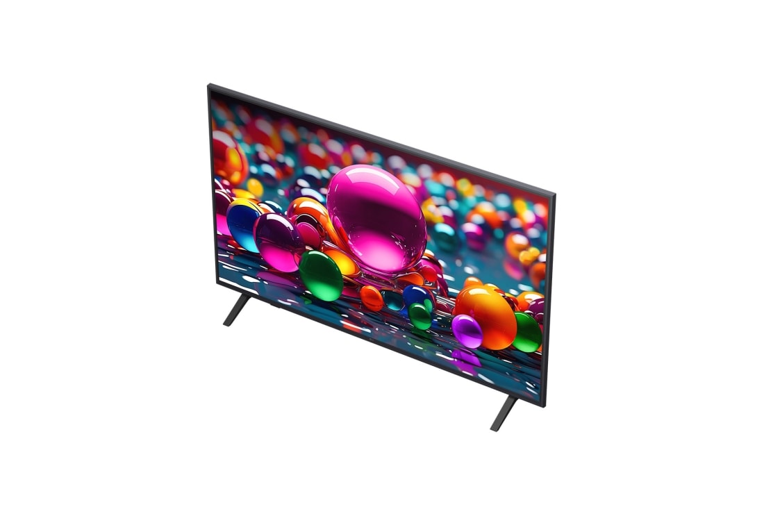 LG 50 collu LG UHD AI 4K viedtelevizors UA74 2025, top view, 50UA74003LB, thumbnail 6
