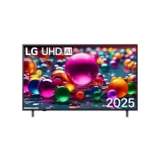 LG 50 collu LG UHD AI 4K viedtelevizors UA74 2025, Front view, 50UA74003LB, thumbnail 1
