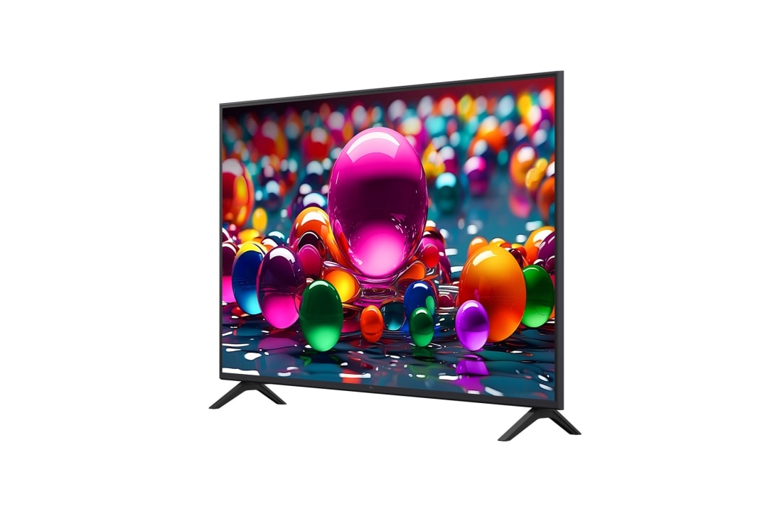 LG 55 collu LG UHD AI 4K viedtelevizors UA74 2025, Right side view, 55UA74003LB, thumbnail 4