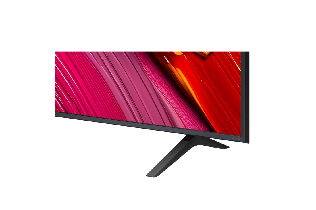 LG 75 collu LG QNED AI 4K viedtelevizors QNED7E 2025, Skats no kreisās puses sāna ar LG QNED70 TV , 75QNED7EA6B, thumbnail 9