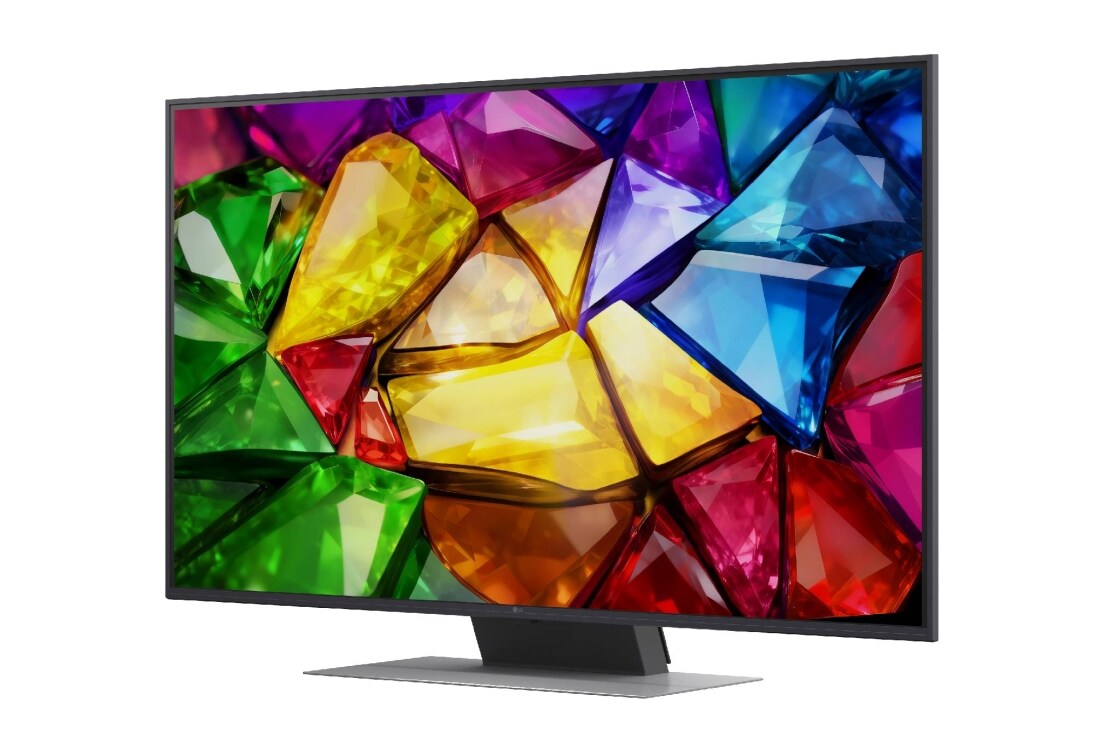 LG 50&nbsp;collu LG Mini RGB evo AI 4K viedtelevizors 2026, LG Mini RGB evo AI MRGB85 izceļ Precision Dimming sadalītā attēlā: kreisajā pusē redzams parastais LED, bet labajā pusē redzami dziļāki melnie toņi un uzlabota kontrasta definīcija, ko nodrošina alpha, 50MRGB87B3B, thumbnail 7