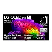 LG 77 collu LG OLED evo AI G6 4K viedtelevizors 2026, 77 collu LG OLED evo AI G6 4K viedtelevizors 2026, OLED77G61LW, thumbnail 1