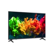 LG 50 collu LG QNED evo AI Mini-LED QNED8E 4K viedtelevizors 2026, LG QNED evo AI QNED80 Mini LED ar Dynamic QNED Color Pro aizpilda ekrānu ar dzīvīgiem, plūstošiem daudzkrāsainiem, gleznieciskai kustībai līdzīgiem uzplaiksnījumiem, demonstrējot uzlabotu krāsu spilgt, 50QNED8EB3F, thumbnail 3