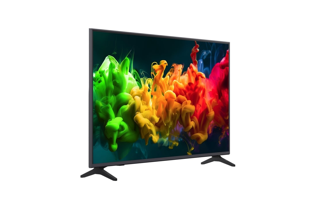 LG 50 collu LG QNED evo AI Mini-LED QNED8E 4K viedtelevizors 2026, LG QNED evo AI QNED80 Mini LED izceļ, kā Mini LED atklāj asākas klints tekstūras un skaidrākas okeāna detaļas salīdzinājumā ar parasto LED piekrastes klints ainas sadalītajā skatā, nodrošinot dziļākus, 50QNED8EB3F, thumbnail 4