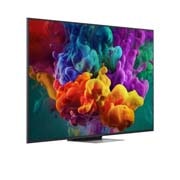 LG 65 collu LG QNED evo AI Mini-LED QNED86 4K viedtelevizors 2026, LG QNED evo AI QNED85 Mini LED Ultra Big TV uzstādīts uz sienas viesistabā, kurā redzama sporta uzvaras svinēšana ar dzīvīgām krāsām un izsmalcinātu attēla kvalitāti plašajā ekrānā, ģimenei kopā priec, 65QNED86B3B, thumbnail 3
