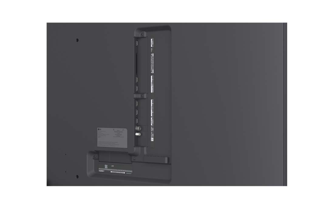 LG 86 collu LG QNED evo AI Mini-LED QNED86 4K viedtelevizors 2026, LG QNED evo AI QNED85 Mini LED ar Super Slim Design tehnoloģiju piestiprināts pie sienas gaišā, atvērtā tipa dzīvojamā telpā un saplūst ar interjeru, ekrānā rādot izteiktu ģeometrisku abstraktu māksla, 86QNED86B3B, thumbnail 13