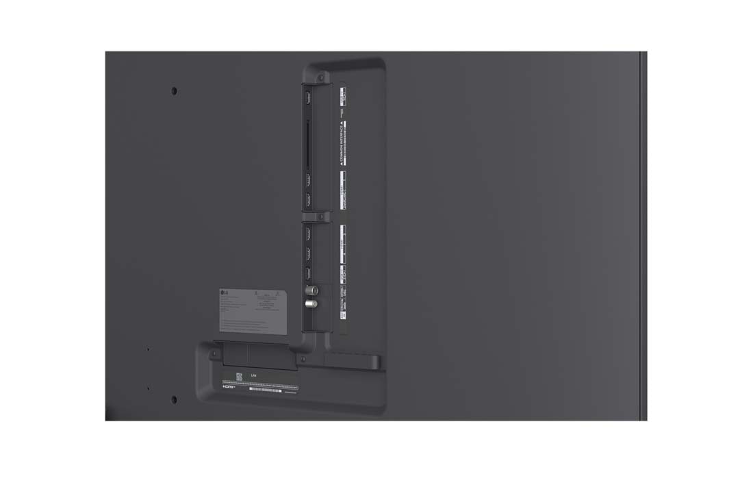 LG 86 collu LG QNED evo AI Mini-LED QNED87 4K viedtelevizors 2026, LG QNED evo AI QNED85 Mini LED ar Super Slim Design tehnoloģiju piestiprināts pie sienas gaišā, atvērtā tipa dzīvojamā telpā un saplūst ar interjeru, ekrānā rādot izteiktu ģeometrisku abstraktu māksla, 86QNED87B3A, thumbnail 13