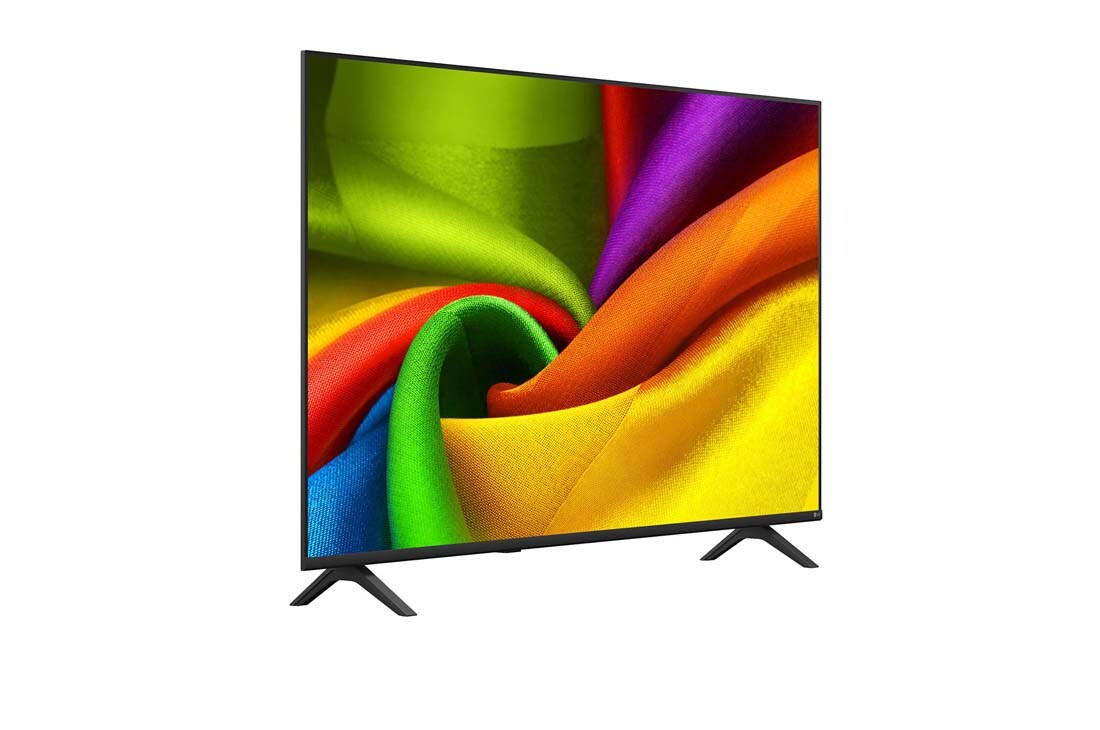 LG 55 collu LG NANO 4K UHD AI NU85 viedtelevizors 2026, LG NANO 4K UHD AI NU85 98 collu Ultra Big TV uzstādīts pie sienas dzīvojamā telpā, rādot sporta uzvaras ainu ar konfeti un trofeju un uzsverot spilgtas krāsas, skaidras detaļas un iespaidīgu mēroga sa, 55NU850B3LA, thumbnail 4