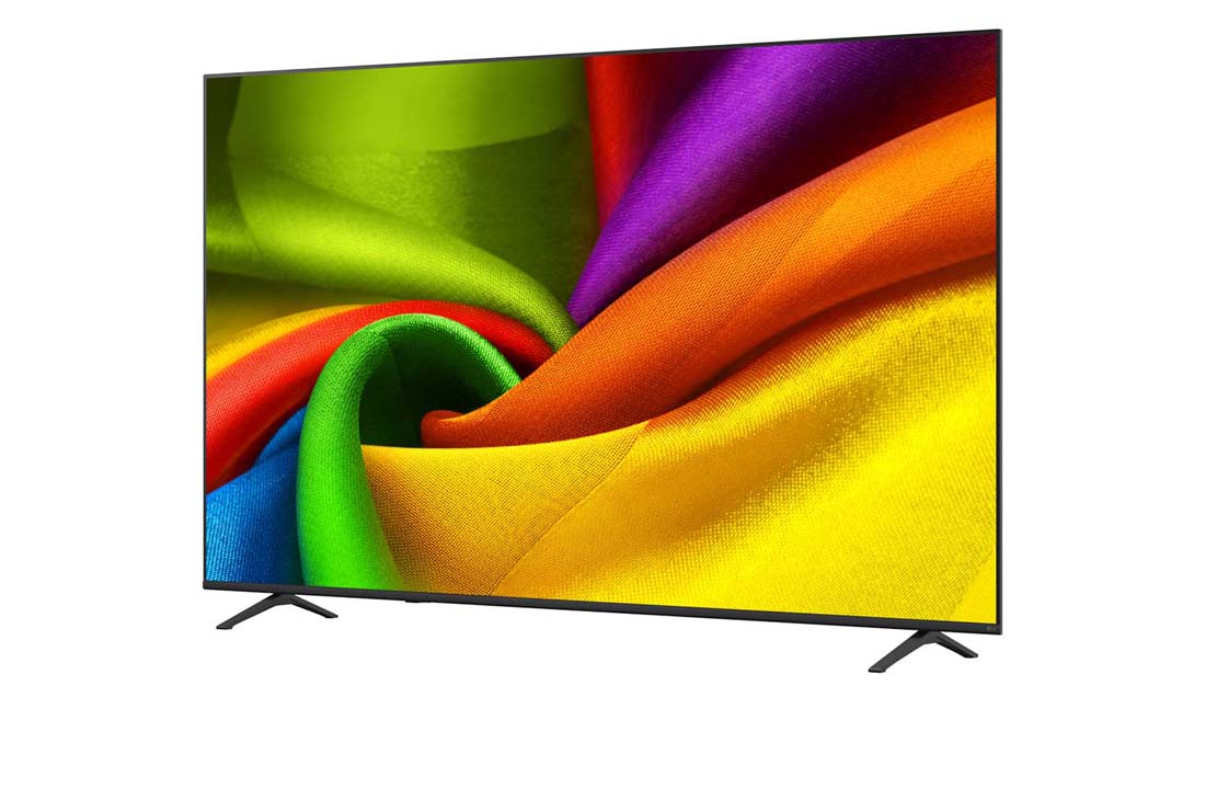 LG 85 collu LG NANO 4K UHD AI NU85 viedtelevizors 2026, LG NANO 4K UHD AI NU85 izceļ HDR10 Pro dalītā ainavu attēlā, salīdzinot SDR un HDR10 Pro un atklājot spožākus izgaismojumus, dziļākas ēnas un uzlabotu kontrastu saulrieta ezera ainā, vienlaikus nodroš, 85NU850B3LA, thumbnail 6