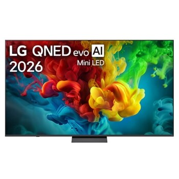 85 Collu LG QNED evo AI Mini-LED QNED83 4K viedtelevizors 2026